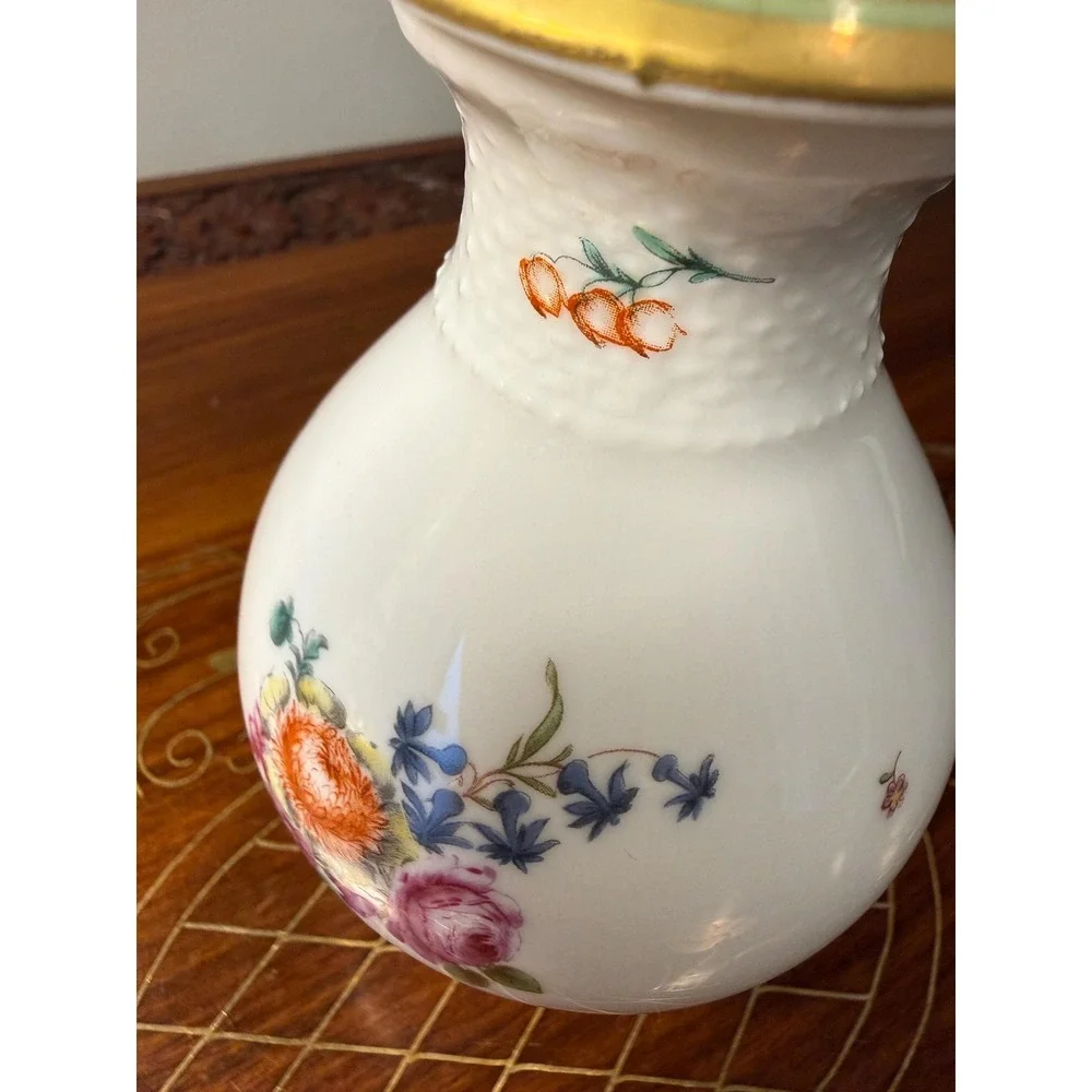 Vintage Bernardaud‎ Limoges Sugar Shaker - Floral Porcelain